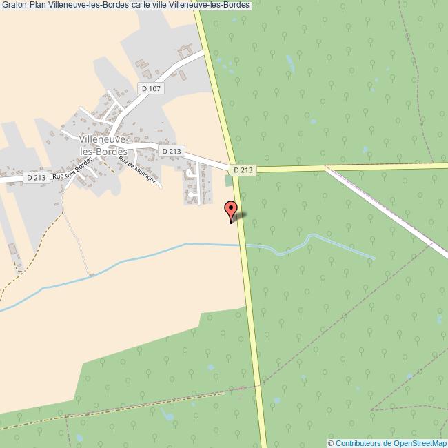 plan Villeneuve-les-Bordes