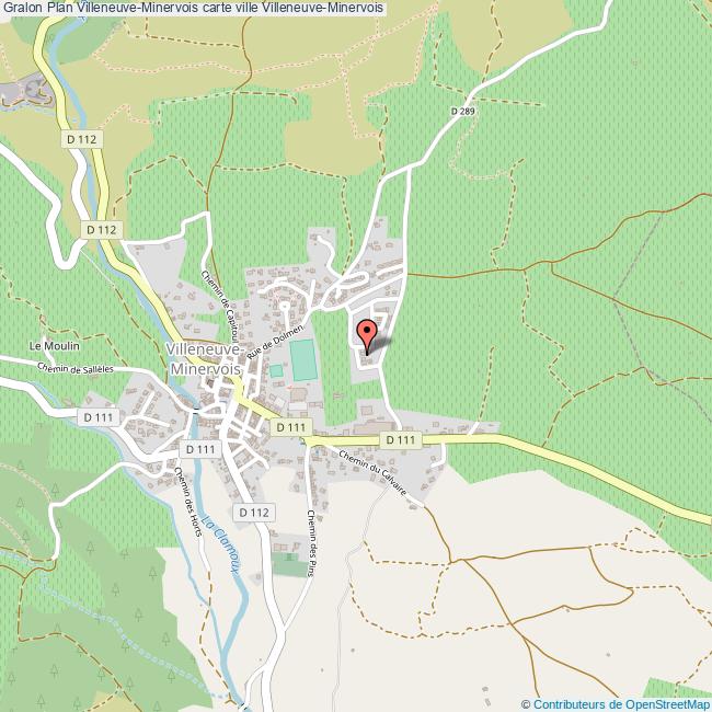 plan Villeneuve-Minervois