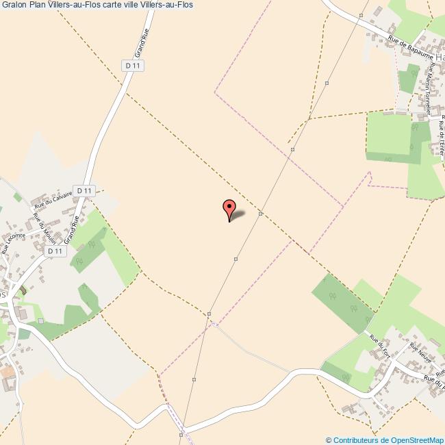 Plan VillersauFlos carte ville VillersauFlos
