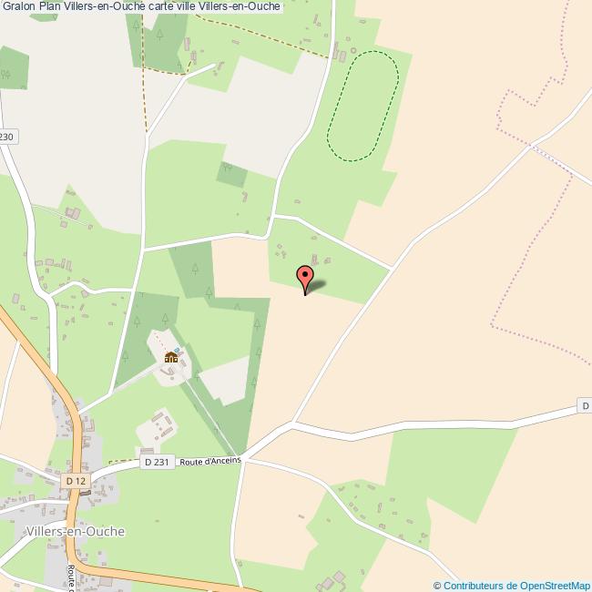Plan VillersenOuche carte ville VillersenOuche
