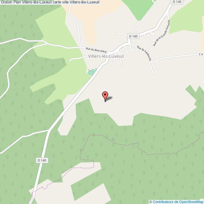 Plan VillerslèsLuxeuil carte ville VillerslèsLuxeuil