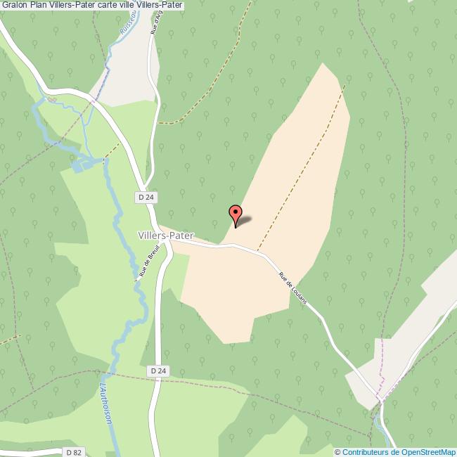 Plan VillersPater carte ville VillersPater