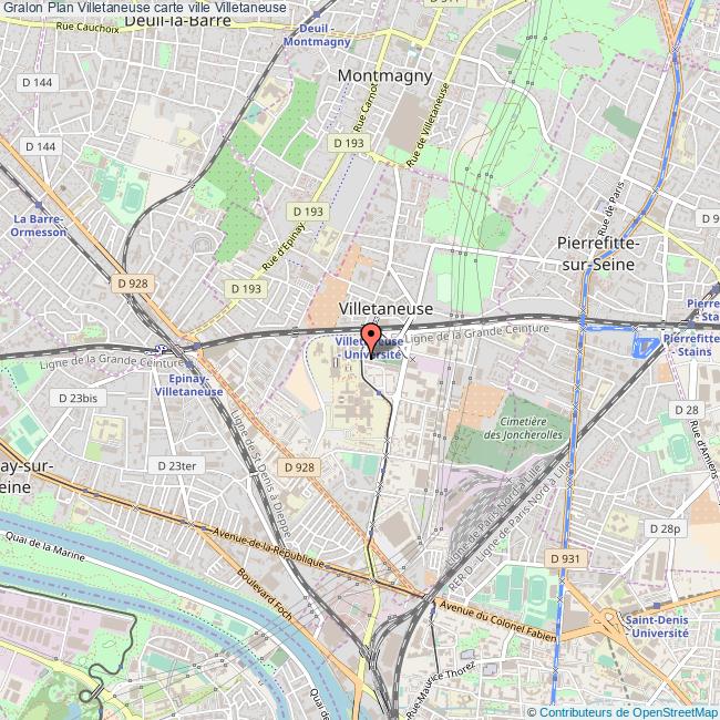 plan Villetaneuse
