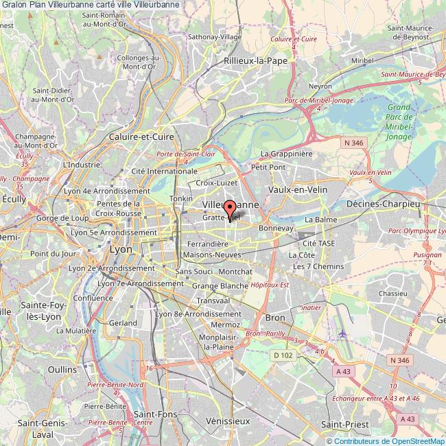 plan de villeurbanne