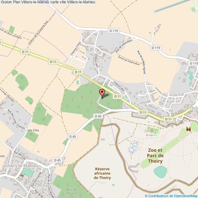 plan Villiers-le-Mahieu