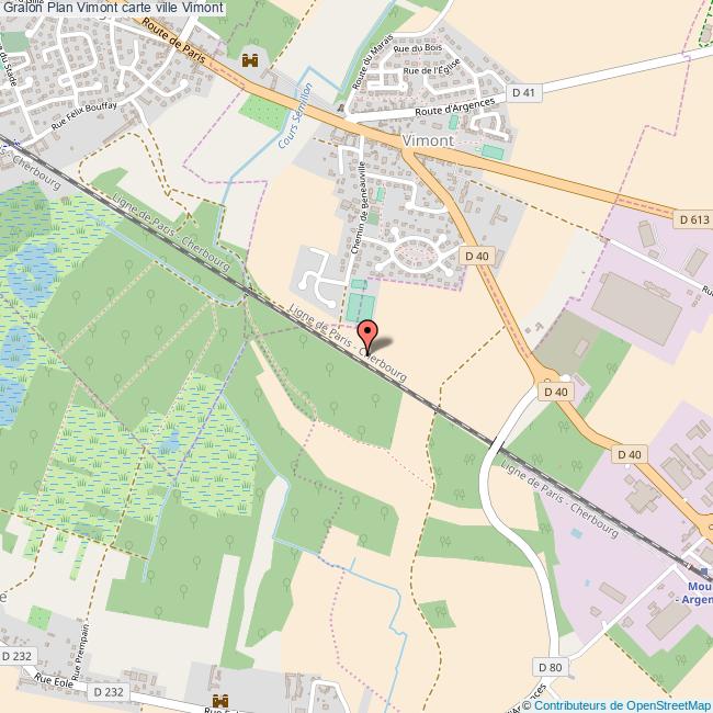 Plan Vimont carte ville Vimont