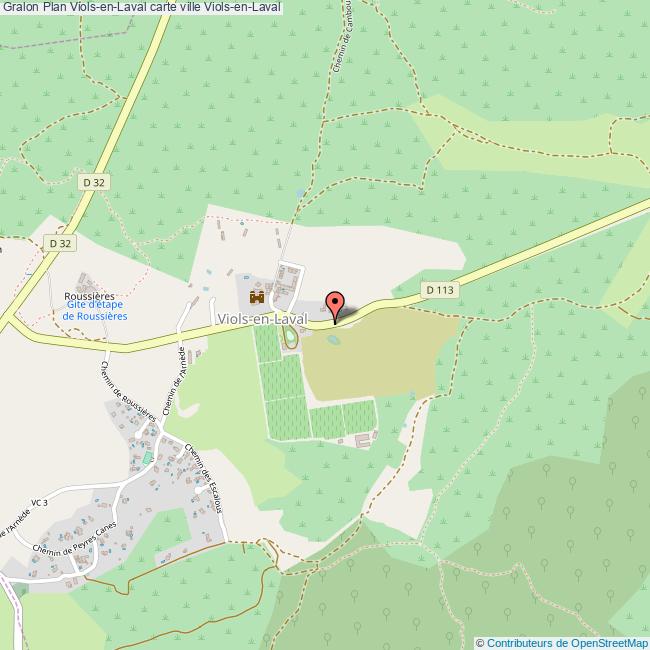 Plan ViolsenLaval carte ville ViolsenLaval