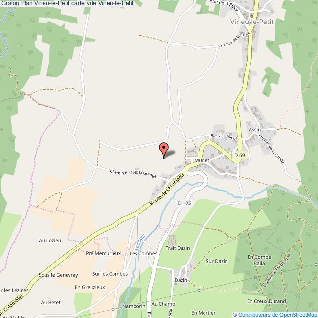 plan ville Virieu-le-Petit