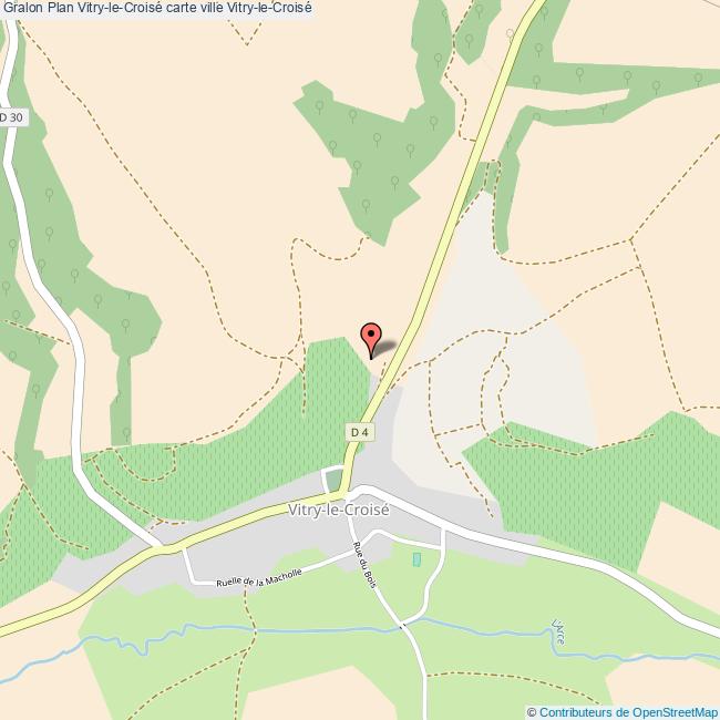 Plan VitryleCroisé carte ville VitryleCroisé