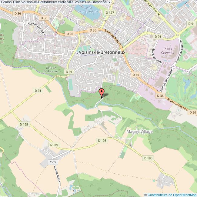 plan Voisins-le-Bretonneux