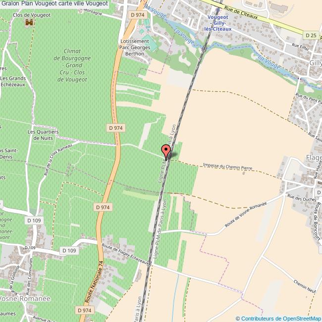 plan ville Vougeot