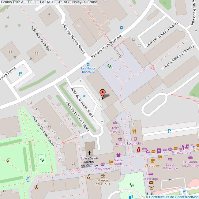 Allee De La Haute Place Noisy Le Grand