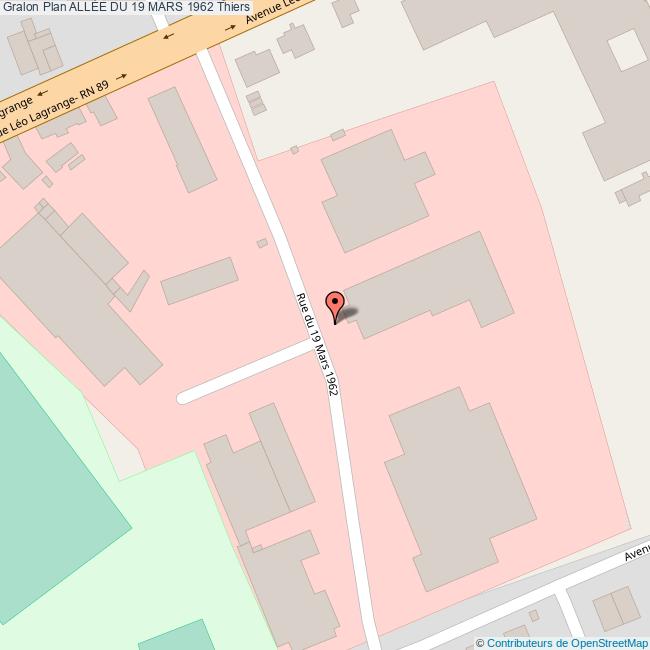 Allée du 19 MARS 1962 Thiers Allée du 19 MARS 1962 Thiers