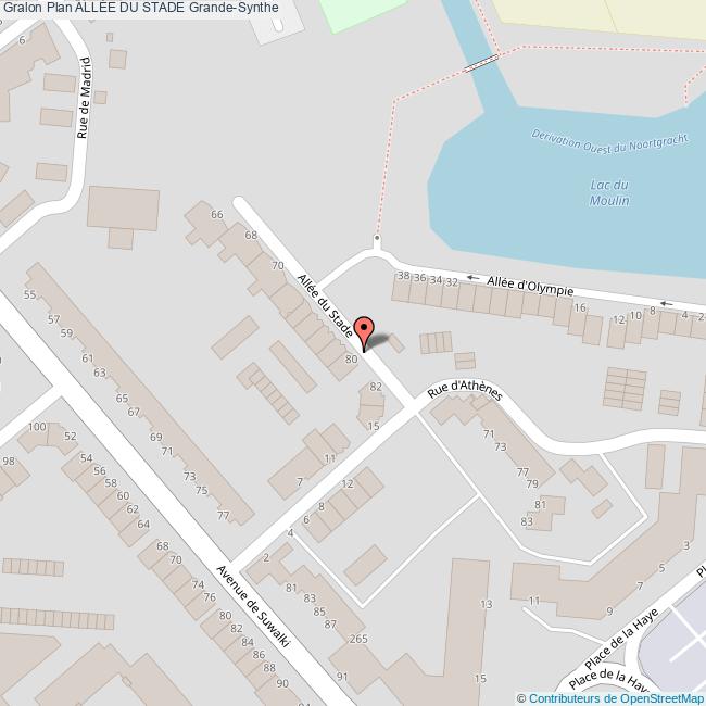 Allée du STADE GrandeSynthe