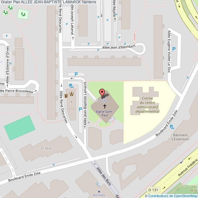 Allée JEANBAPTISTE LAMARCK Nanterre