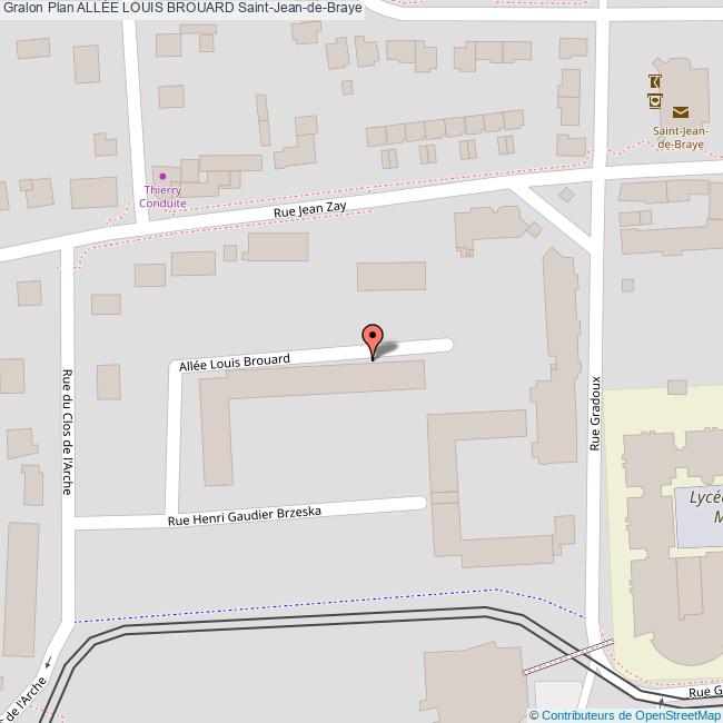 Allée LOUIS BROUARD SaintJeandeBraye
