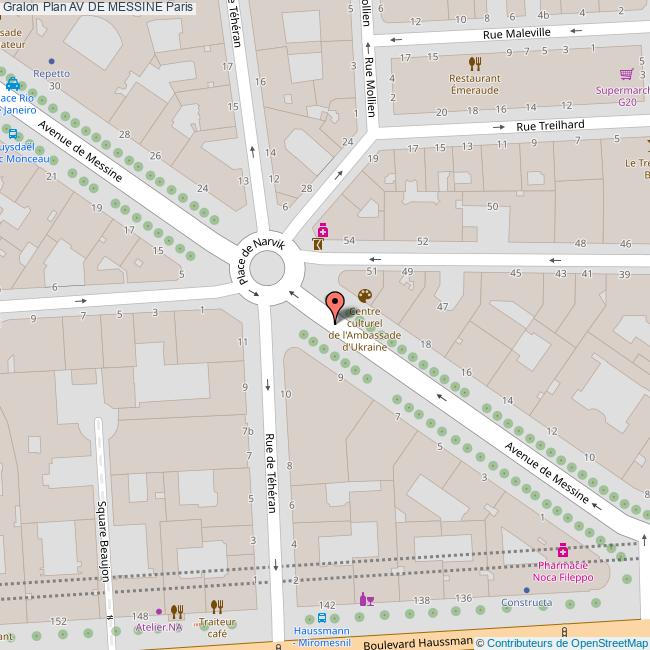 Avenue de MESSINE Paris