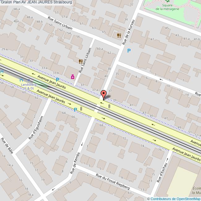 Avenue JEAN JAURES Strasbourg