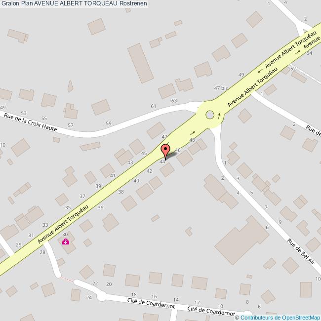 Avenue ALBERT TORQUÉAU Rostrenen