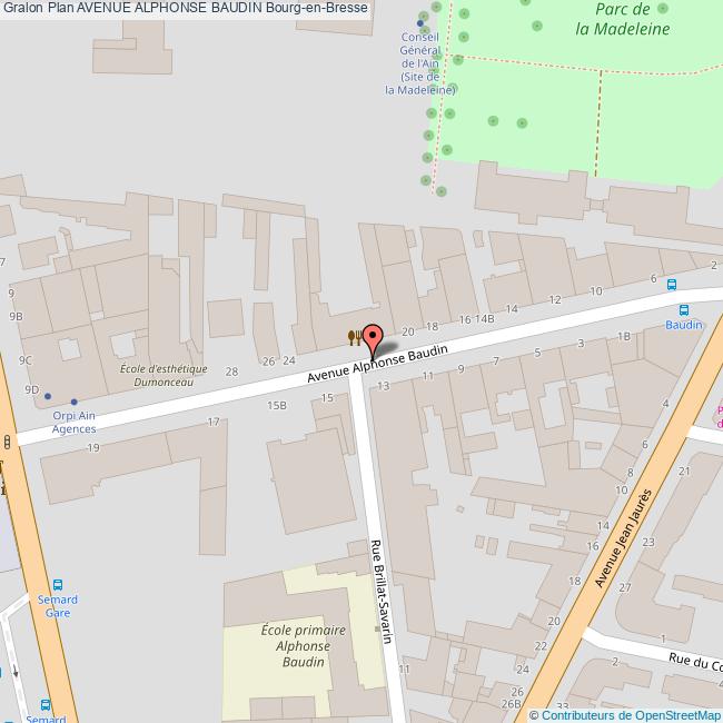 Avenue ALPHONSE BAUDIN BourgenBresse