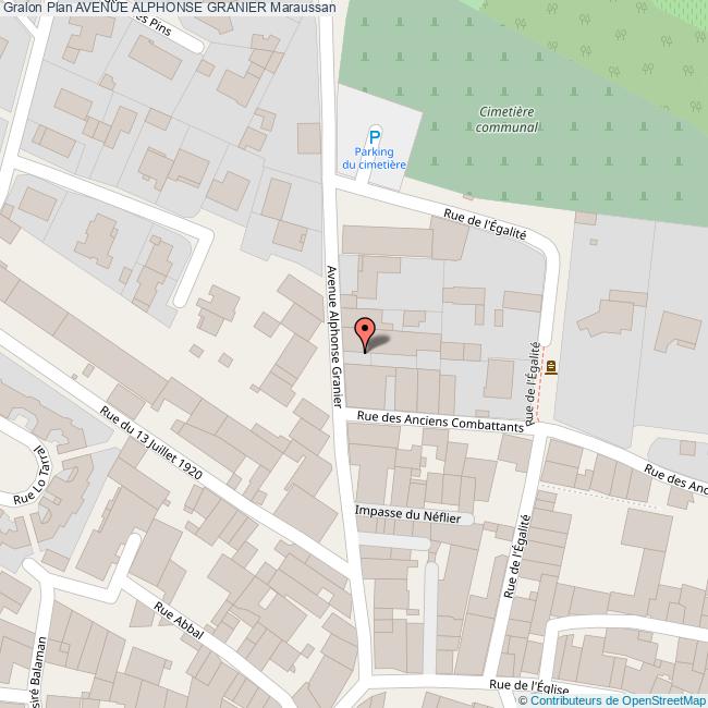 Avenue ALPHONSE GRANIER Maraussan
