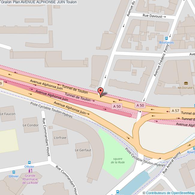 Avenue ALPHONSE JUIN Toulon