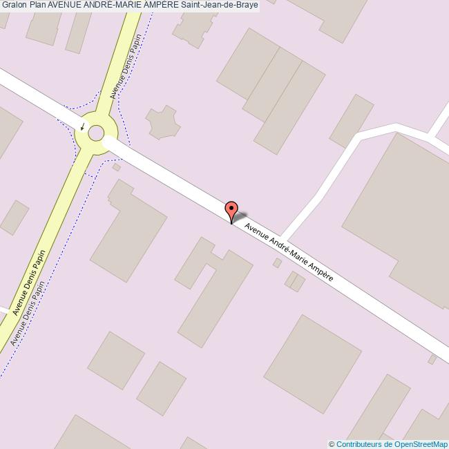 Avenue ANDRÉMARIE AMPÈRE SaintJeandeBraye
