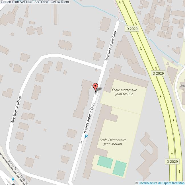 Avenue ANTOINE CAUX Riom