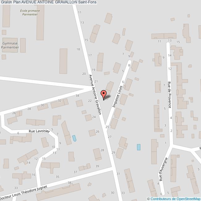 Avenue ANTOINE GRAVALLON SaintFons