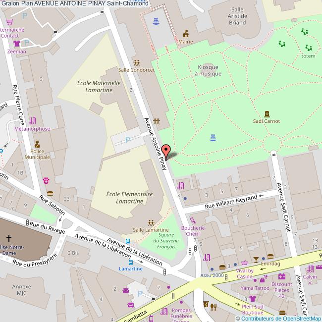 Avenue ANTOINE PINAY SaintChamond