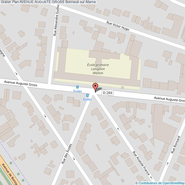 Avenue AUGUSTE GROSS BonneuilsurMarne