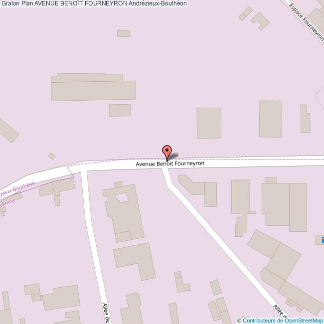 Avenue BENOÎT FOURNEYRON AndrézieuxBouthéon