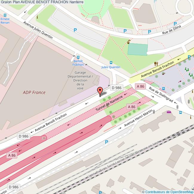 Avenue BENOÎT FRACHON Nanterre