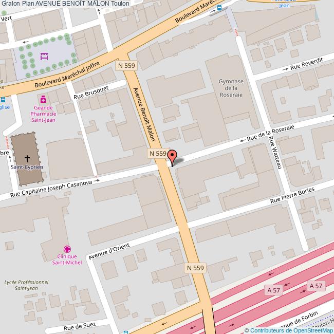 Avenue BENOÎT MALON Toulon