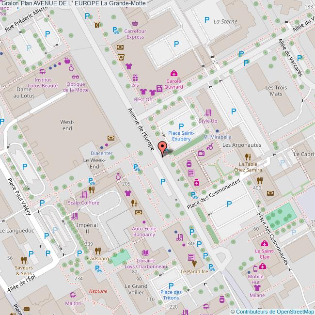 Avenue de l' EUROPE La Grande-Motte