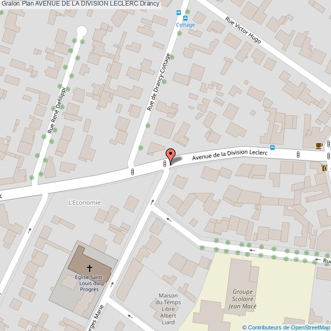 Avenue de la DIVISION LECLERC Drancy
