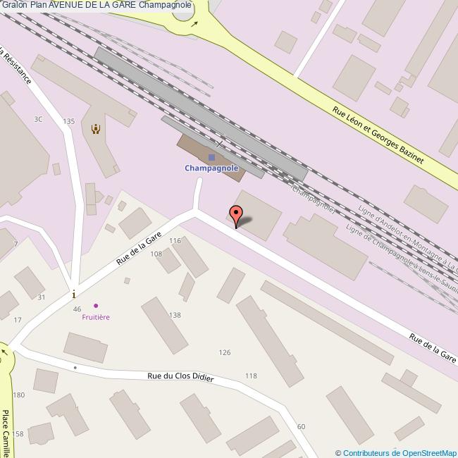 Avenue de la GARE Champagnole