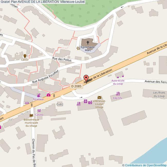 Avenue de la LIBÉRATION VilleneuveLoubet