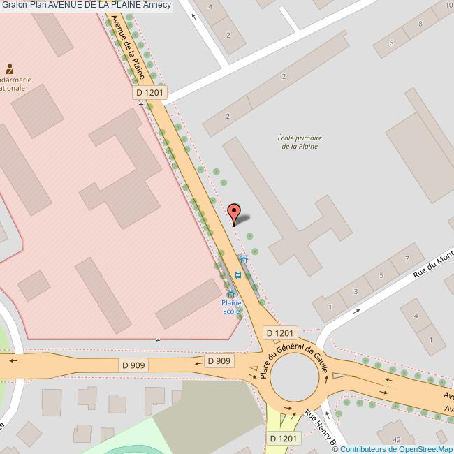 Avenue de la PLAINE Annecy Avenue de la PLAINE Annecy