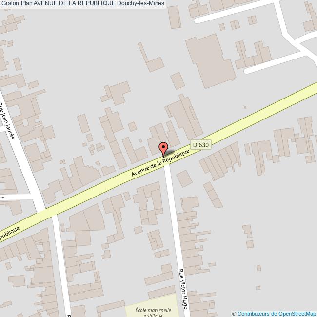 Avenue de la RÉPUBLIQUE DouchylesMines