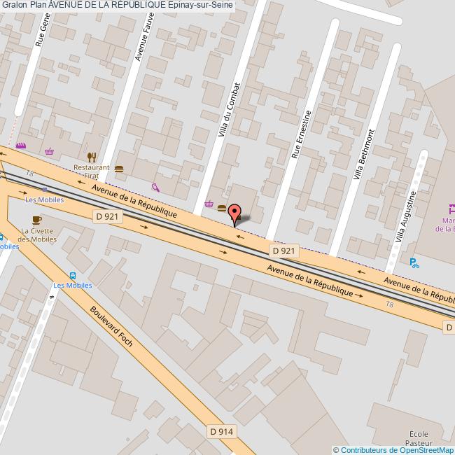 Avenue de la RÉPUBLIQUE EpinaysurSeine