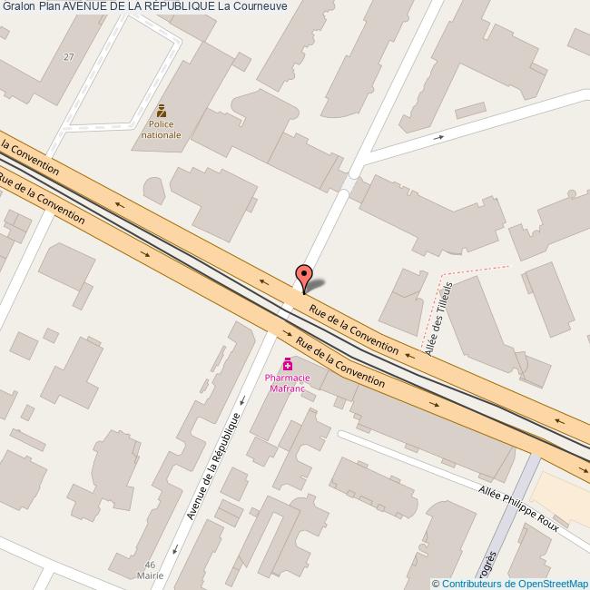 Avenue de la RÉPUBLIQUE La Courneuve