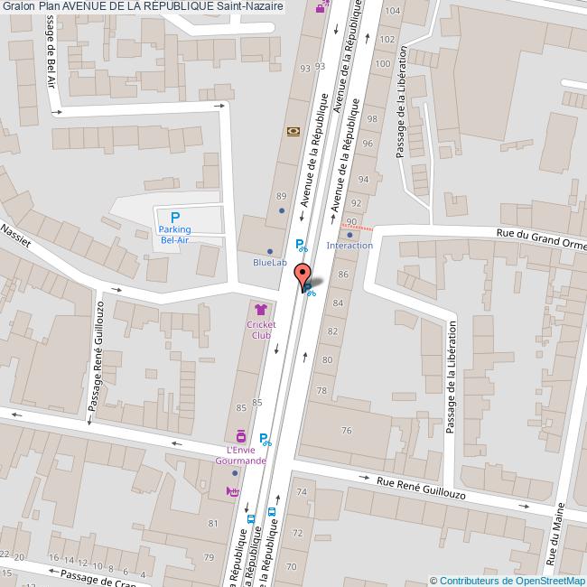Avenue de la RÉPUBLIQUE SaintNazaire