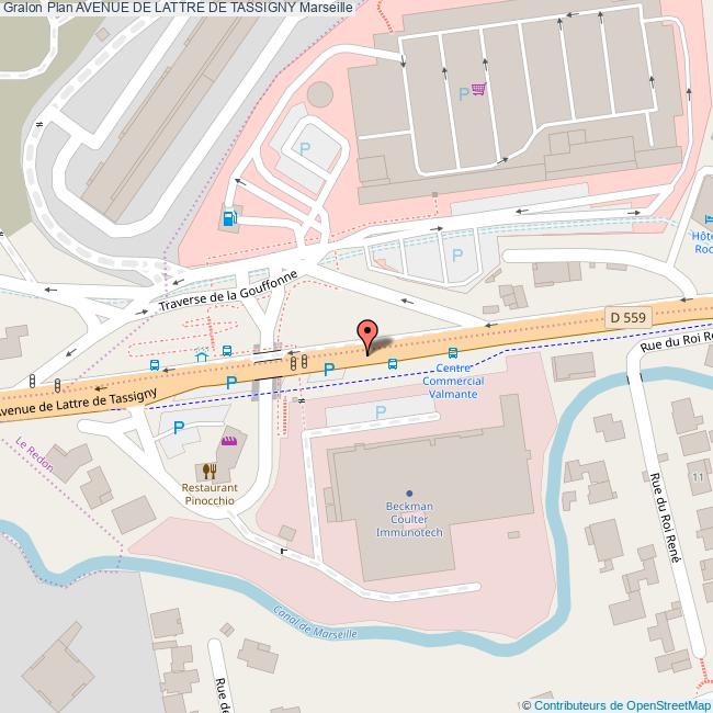 Avenue DE LATTRE DE TASSIGNY Marseille