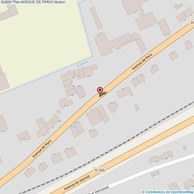 Avenue de PARIS Verdun