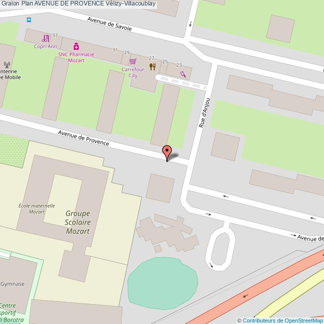Avenue de PROVENCE VélizyVillacoublay