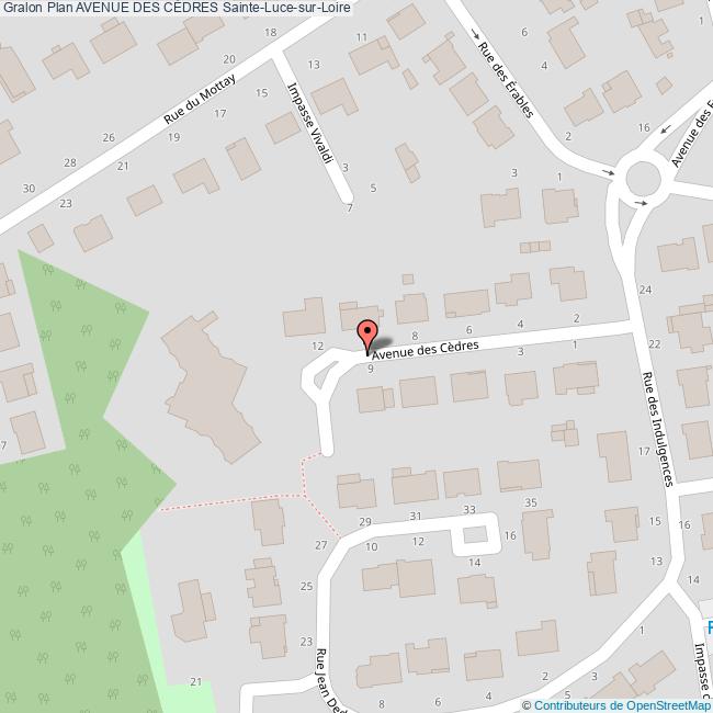 Avenue des CÈDRES SainteLucesurLoire