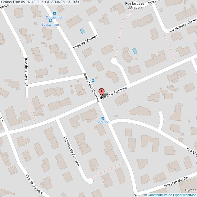 Avenue des CÉVENNES Le Crès