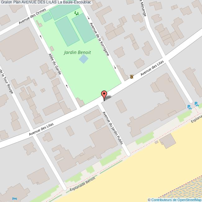 Avenue des LILAS La BauleEscoublac