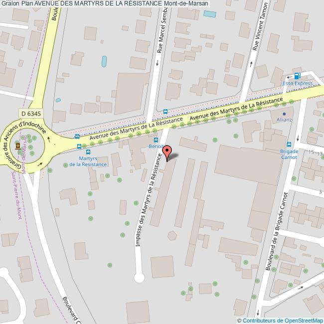 Avenue des MARTYRS DE LA RÉSISTANCE MontdeMarsan Avenue des MARTYRS DE LA RÉSISTANCE MontdeMarsan